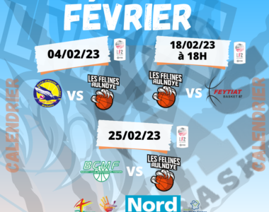 🗓 CALENDRIER DE FÉVRIER