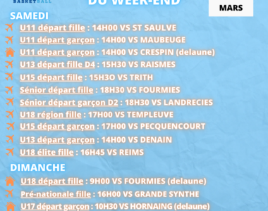 Programme du week-end