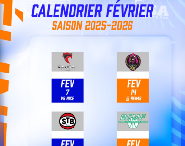 CALENDRIER DE FÉVRIER