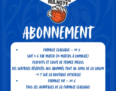 ABONNEMENTS 2026-2027